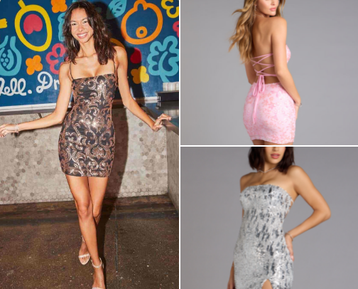 Hoco Dresses: Looking for dresses to wear to homecoming this year? cover photo collage