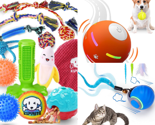 Pet Toys For Cat🐱and Dog 🐶 cover photo collage
