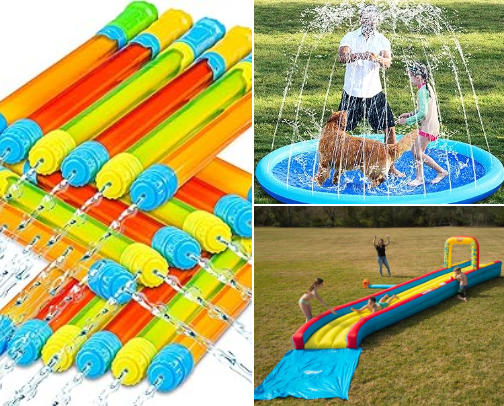 Fun summer break for the little ones cover photo collage