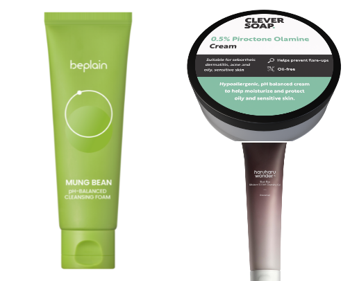 Fungal Acne Safe Skincare Routine cover photo collage