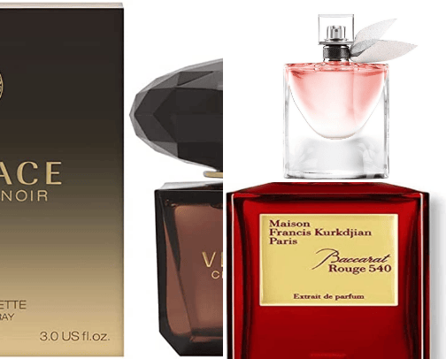 perfumes for women cover photo collage