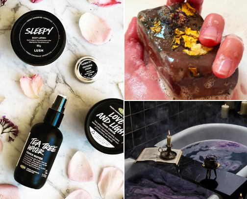 Unwinding Rituals | Helpful End-of-Day products for (gothy) Moms 🥀🛁 cover photo collage