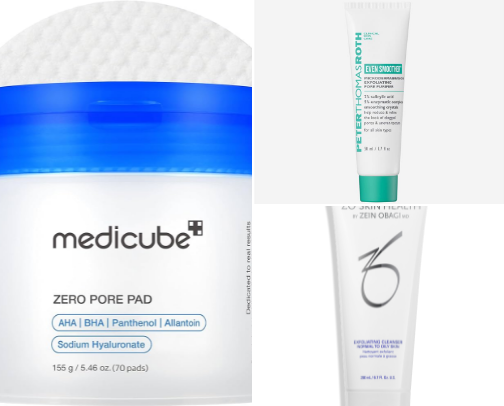 Best Exfoliating Products - Esthetician Approved 🧖🏽‍♀️✨️✨️ cover photo collage
