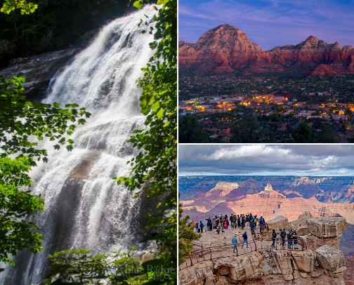 My top 6 places to travel in the US cover photo collage