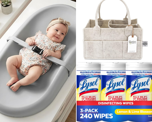 Newborn Essentials No One Tells You to Buy (But You’ll Need) cover photo collage