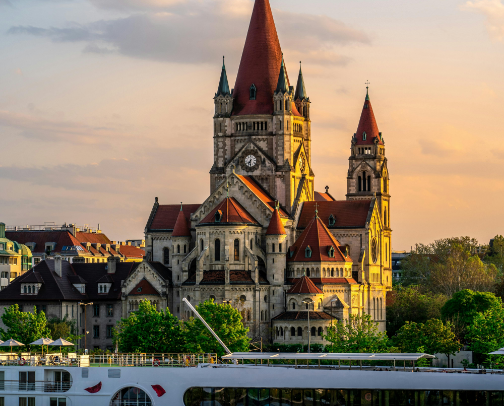 Vienna, AT: Where Time Waltzes Slowly cover photo collage