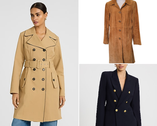 Chick Wool And Trench Coats cover photo collage
