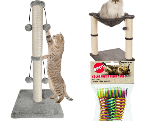 Cat Products cover photo collage