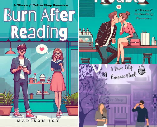 Get Free - Burn After Reading: A "Steamy" Coffee Shop Romantic Comedy (The Barista Series Book 1) picks cover photo collage
