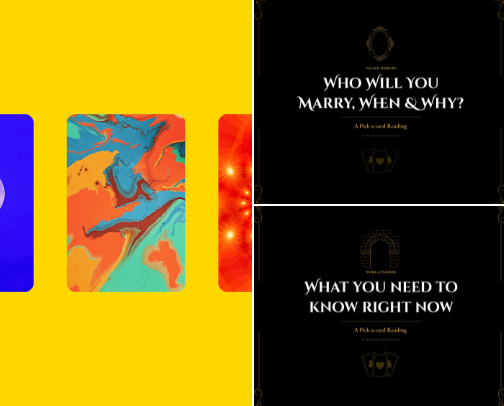 Pick-a-Card Readings cover photo collage