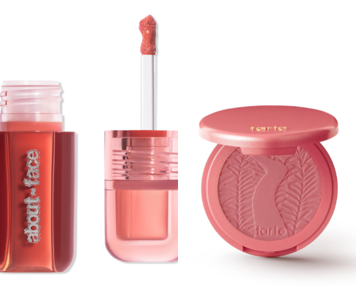 Blushes (liquid) cover photo collage