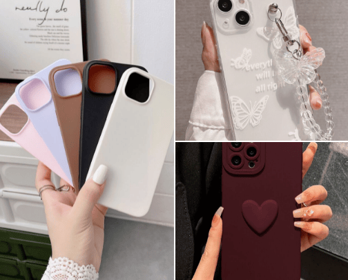 Phone case 💜💜 cover photo collage