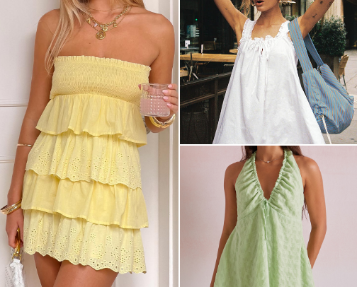 SUMMER DRESSES! cover photo collage