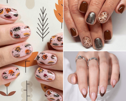 Must Have Fall Press On Nails cover photo collage