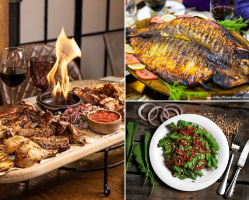 Restaurants in Armenia - Yerevan where I like to eat traditional food cover photo collage