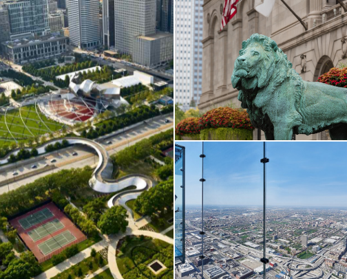 Places to eat & visit while in Chicago cover photo collage