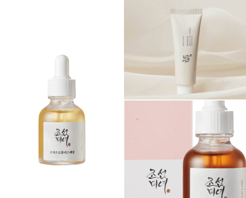 korean skincare favs ₊˚⊹⋆ cover photo collage