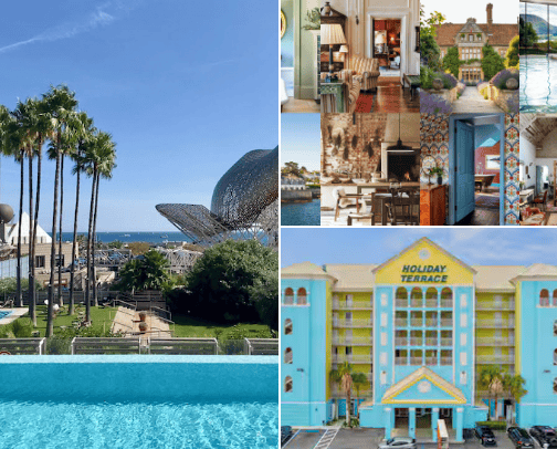 Travel cover photo collage