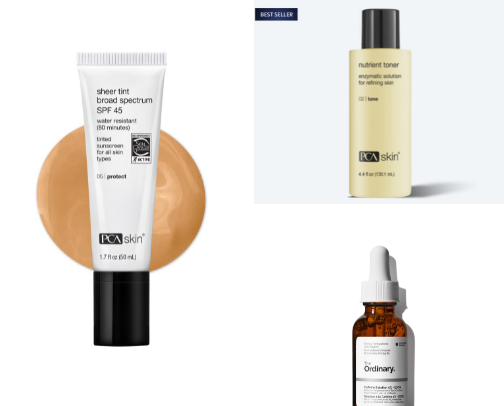 Skincare Recs cover photo collage