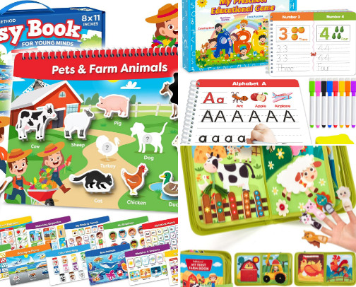 Toddler keep busy ideas! cover photo collage