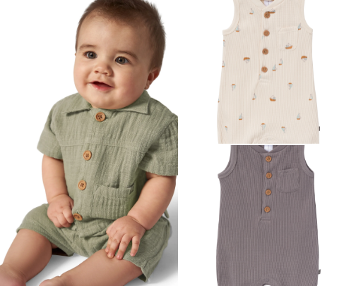 The perfect modern clothing for baby boys! cover photo collage