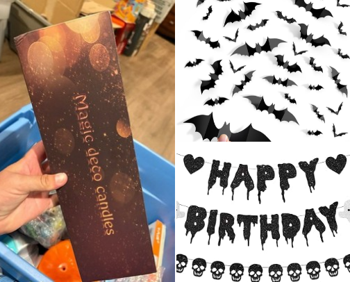 Spooky decor cover photo collage