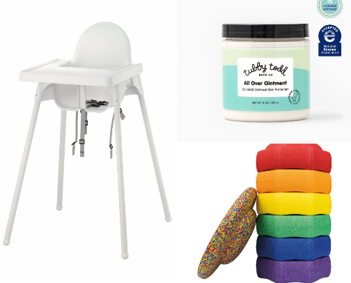 Baby items every mom needs (organic and non-organic) cover photo collage