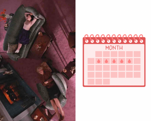 When Aunt Flo comes to town! 🩸 cover photo collage