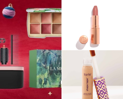 Beauty products I love! cover photo collage