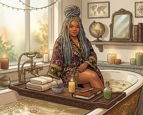 Dream Self-Care Bathroom Essentials cover photo collage