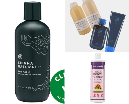 Natural Hair Products for Black Women (4C Hair Growth & Daily Moisture Essentials) cover photo collage