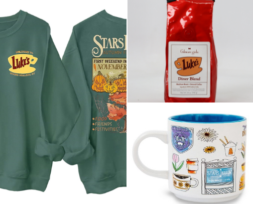 Binging Gilmore girls must haves🍁 cover photo collage