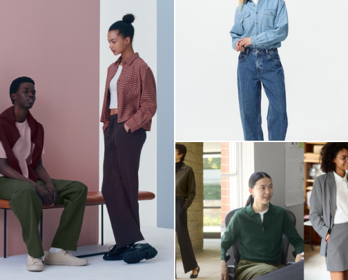 UNIQLO pants for men cover photo collage