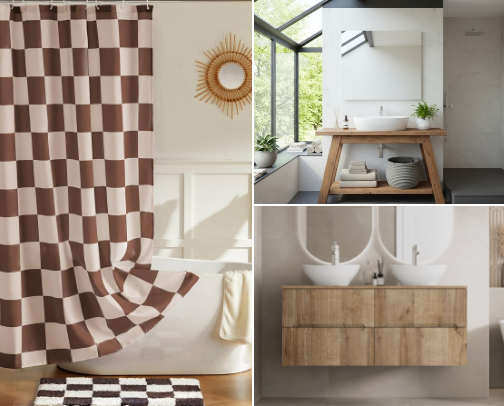 Cosy Bathroom Edit cover photo collage