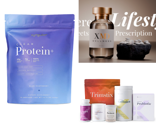 Wellness and Supplements cover photo collage