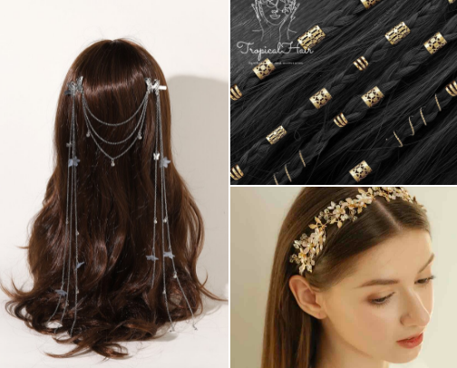 Hair Accessories💫💞 cover photo collage