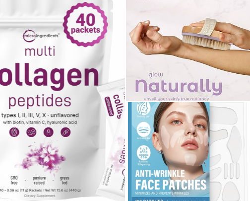 Anti-Aging Wellness Hacks for Busy Moms cover photo collage