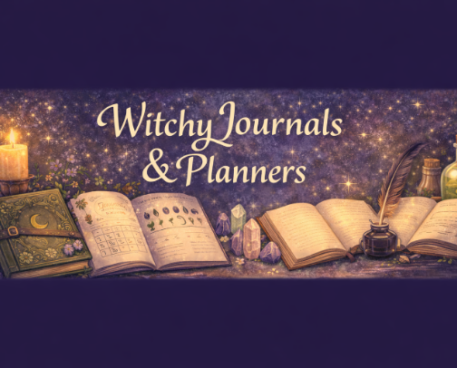 Witchy Journals & Planners cover photo collage
