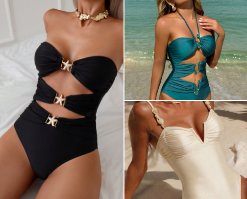 Sun's Out, Suits Out: Stylish & Affordable SHEIN Swimwear cover photo collage