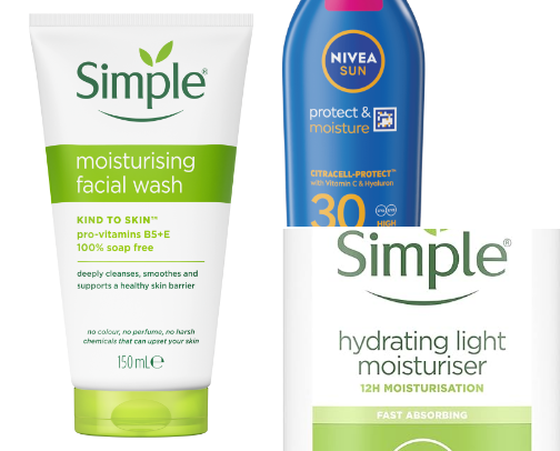 Skincare cover photo collage