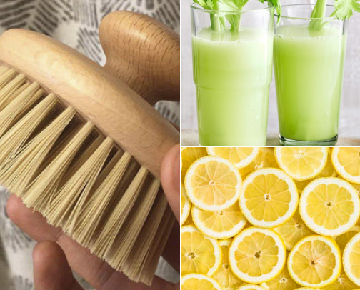 Sluggish Gut, Stagnant Lymph? Try this cover photo collage