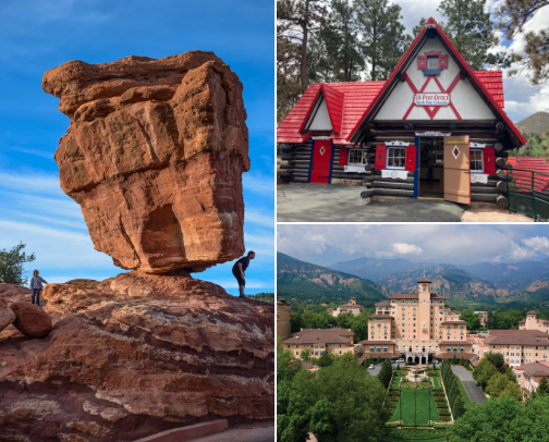 Colorado Springs’ top places to visit year round cover photo collage