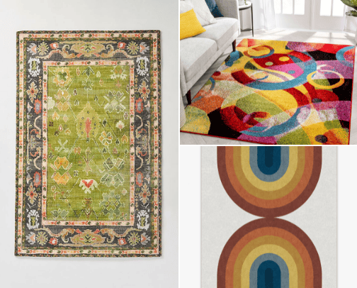 Walking on Eclectic Rugs cover photo collage