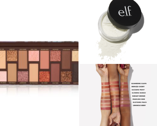 Affordable makeup recs for an all day look cover photo collage
