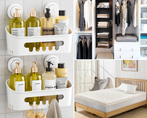 Dorm Essentials 🧺✨ cover photo collage