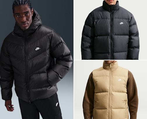 Men’s Puffer Jackets: Stylish & Warm Winter Essentials cover photo collage