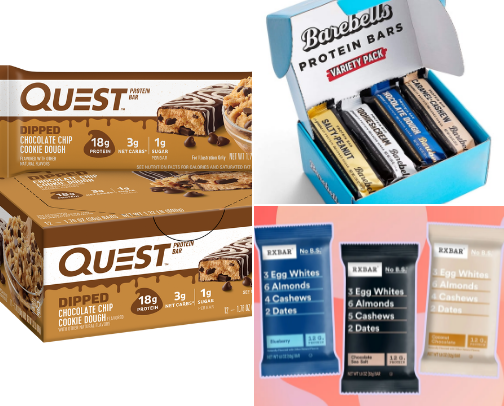 Healthy Snack Finds cover photo collage