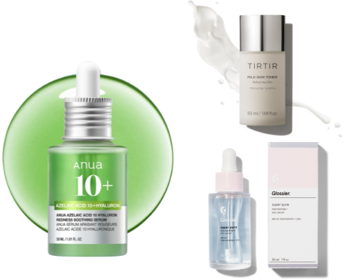 Skincare FAVS 🫧 cover photo collage