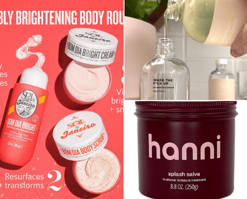 Body Wash & Shower Gel cover photo collage