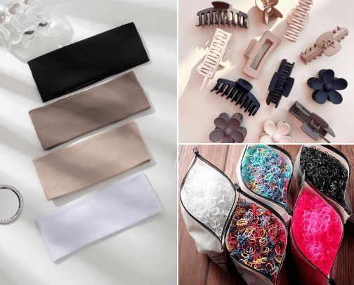 Hair Accessaries cover photo collage